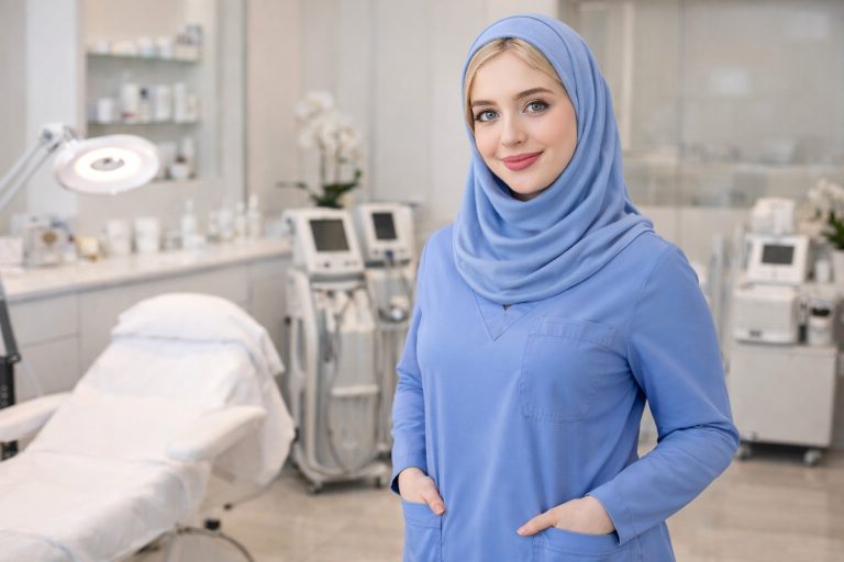 لباس فرم مناسب کلینیک های زیبایی