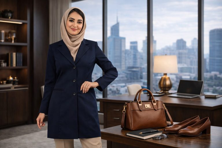 مکمل رنگ سرمه ای در لباس